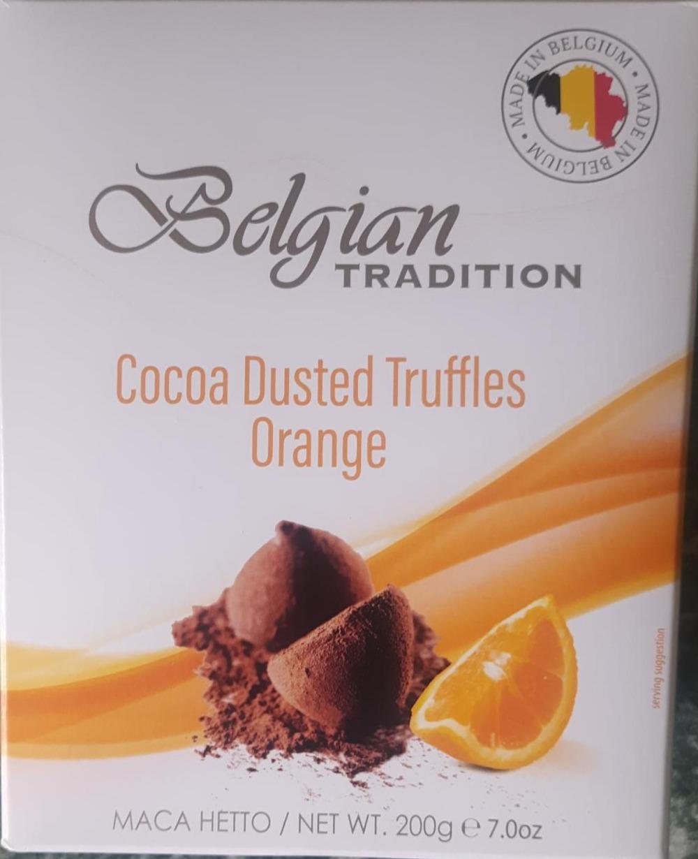 Фото - Цукерки Трюфель з апельсином посипаний какао Belgian Tradition