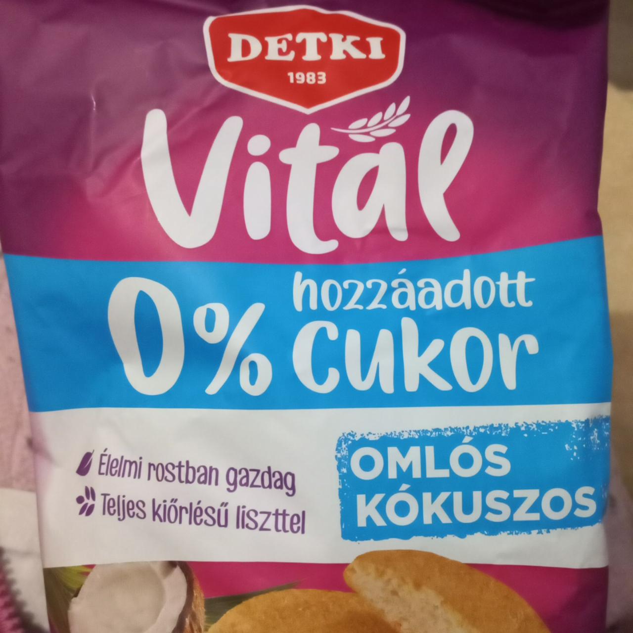 Фото - Печиво без додавання цукру Кокос Vital Detki