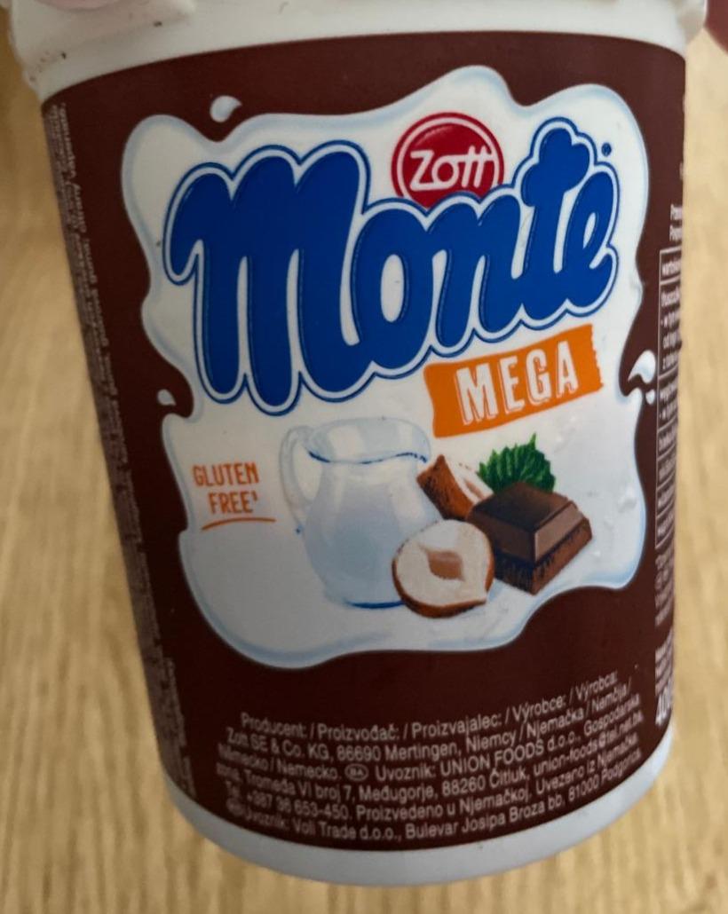Фото - Monte Mléčný dezert s čokoládou a lískovými oříšky Zott