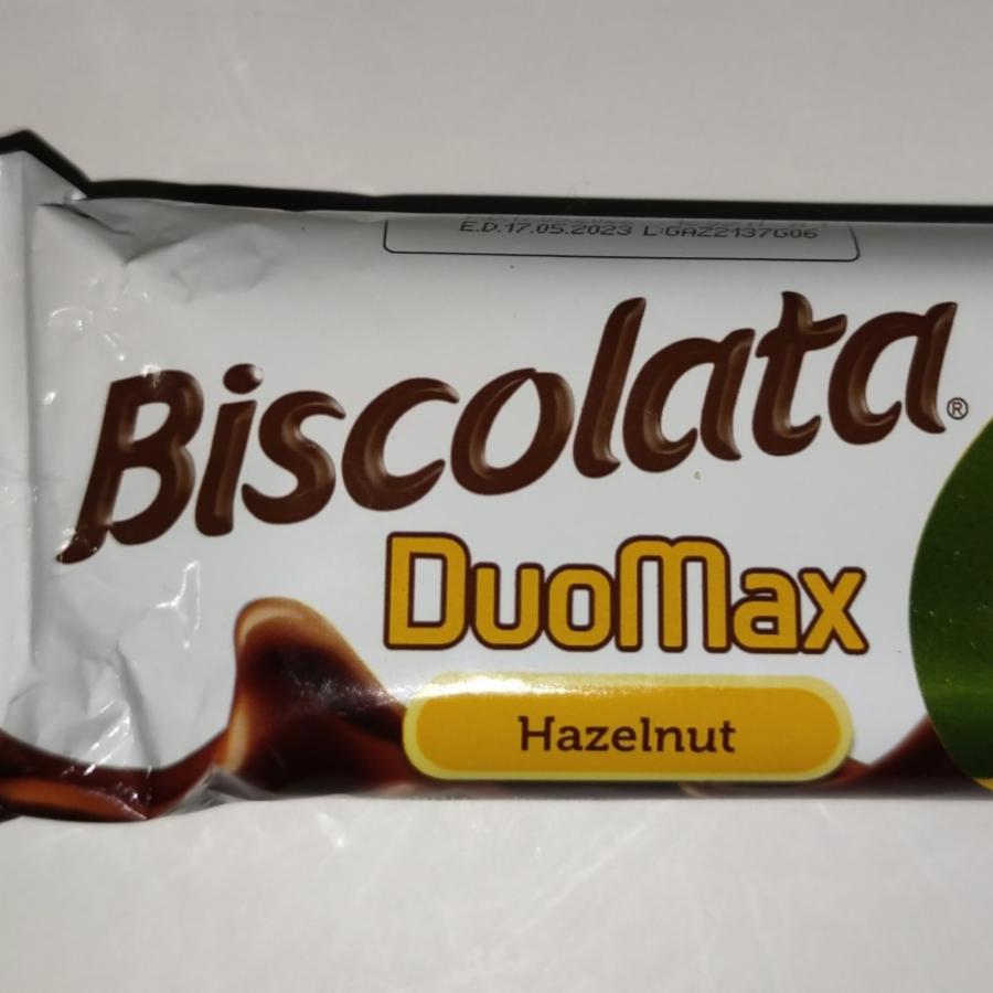 Фото - Вафлі з горіховим кремом DuoMax Biscolata