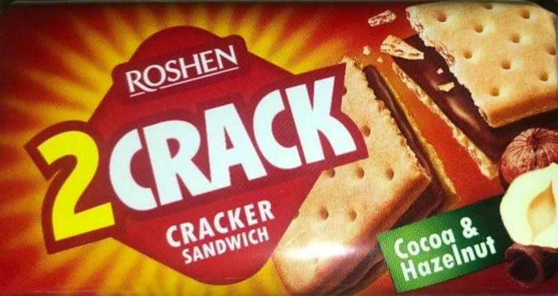 Фото - Крекер 2 Crack з начинкою какао горіх Roshen