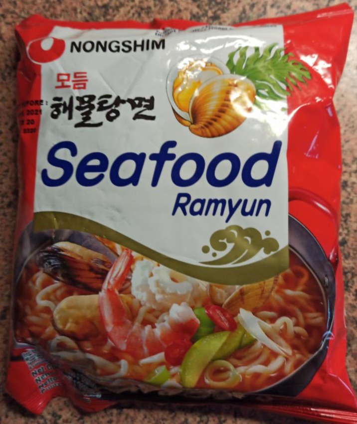 Фото - Локшина швидкого приготування Seafood Ramyun Nongshim