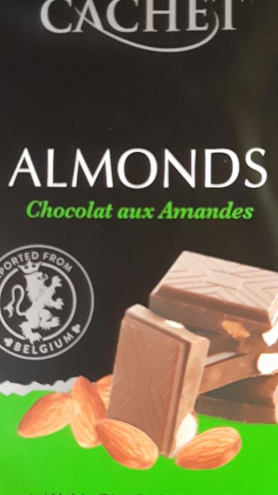 Фото - Шоколад мигдаль-родзинки Almonds Cachet