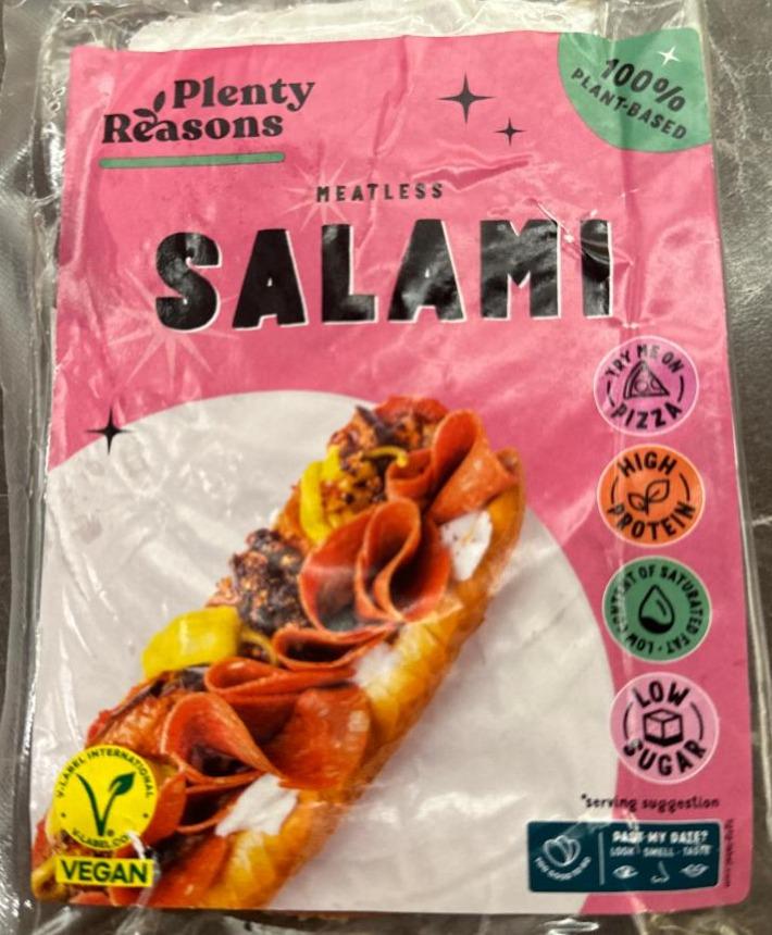 Meatless Salami Plenty Reasons - калорійність, харчова цінність  ⋙TablycjaKalorijnosti