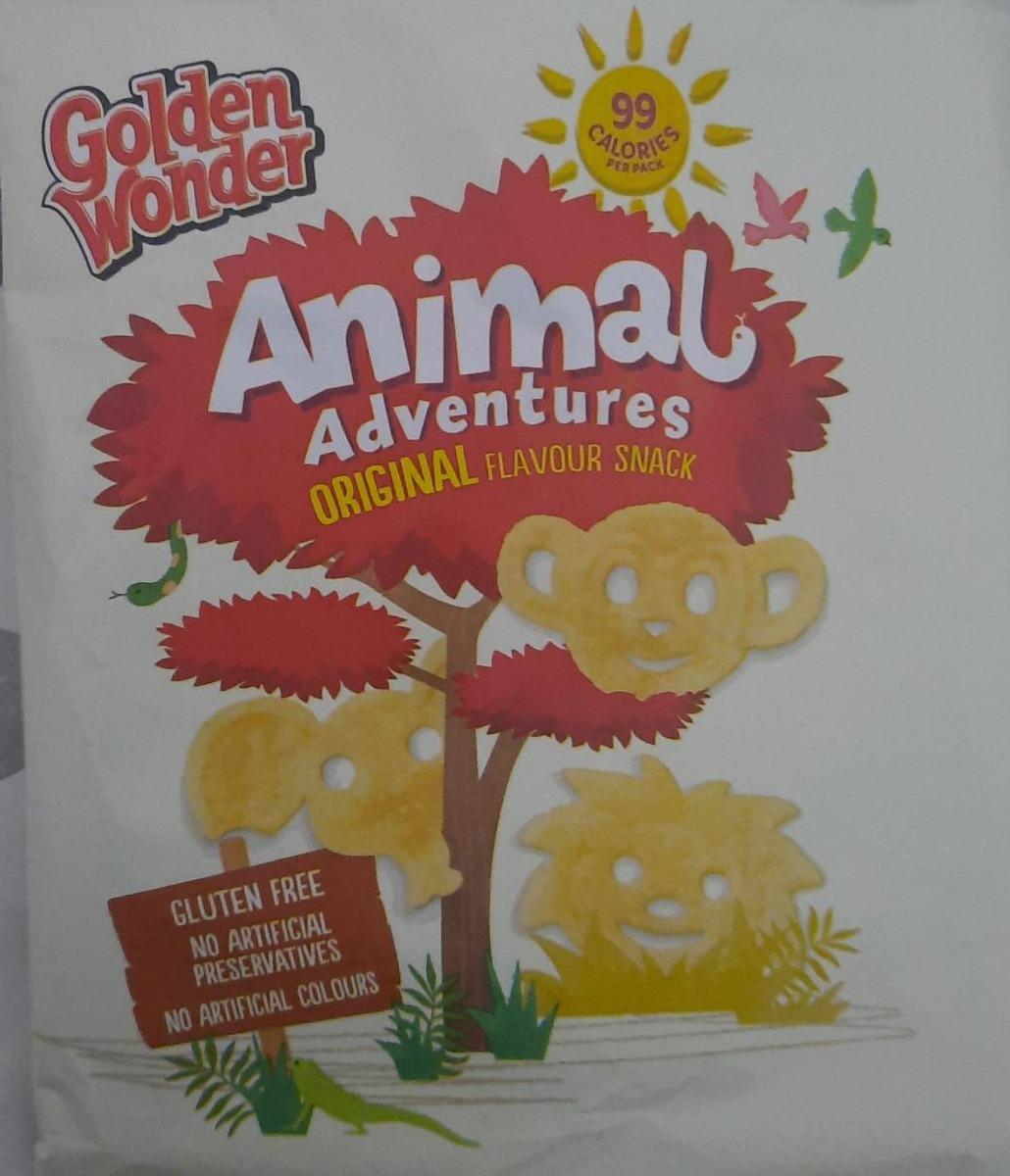 Фото - Чіпси Animal Adventures Original Пригоди тварин Golden Wonder
