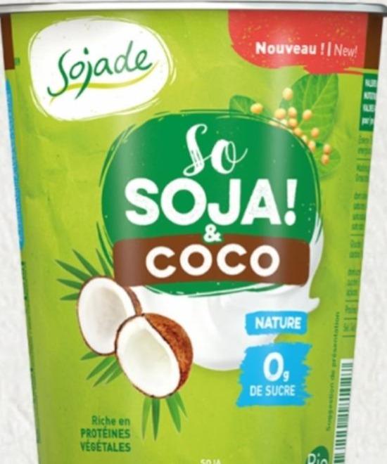 Фото - Йогурт соєвий з кокосом Sojade