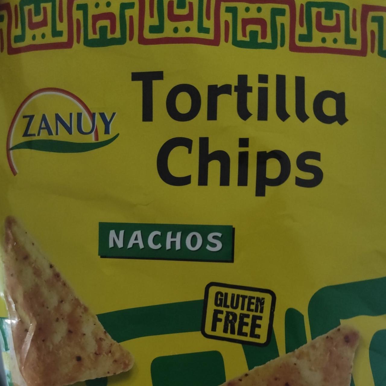 Фото - Чіпси кукурудзяні солоні Tortilla chips Zanuy
