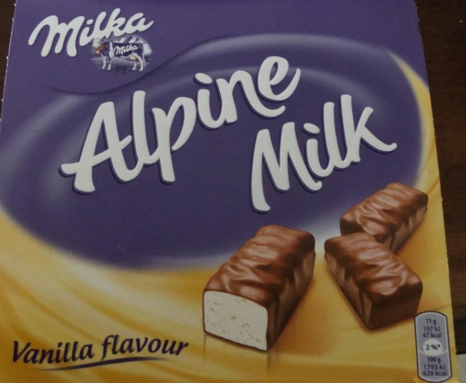 Фото - Цукерки Alpine Milk з ванільним смаком Milka