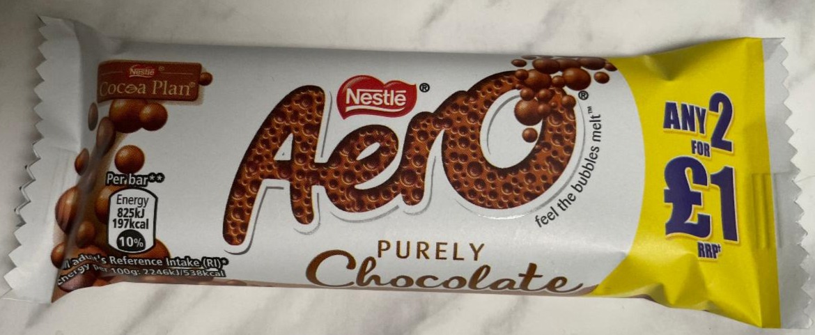 Фото - Шоколад пористий Aero Milk Chocolate Nestle