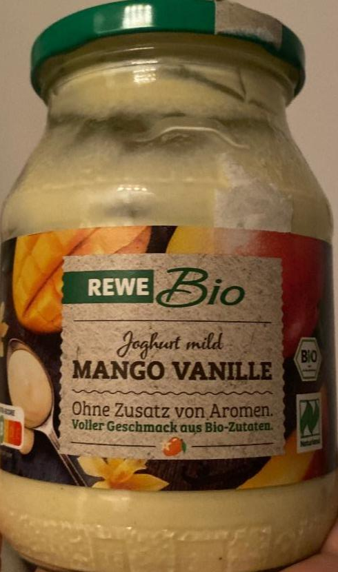 Фото - М'який йогурт Mangо Vanilla Rewe
