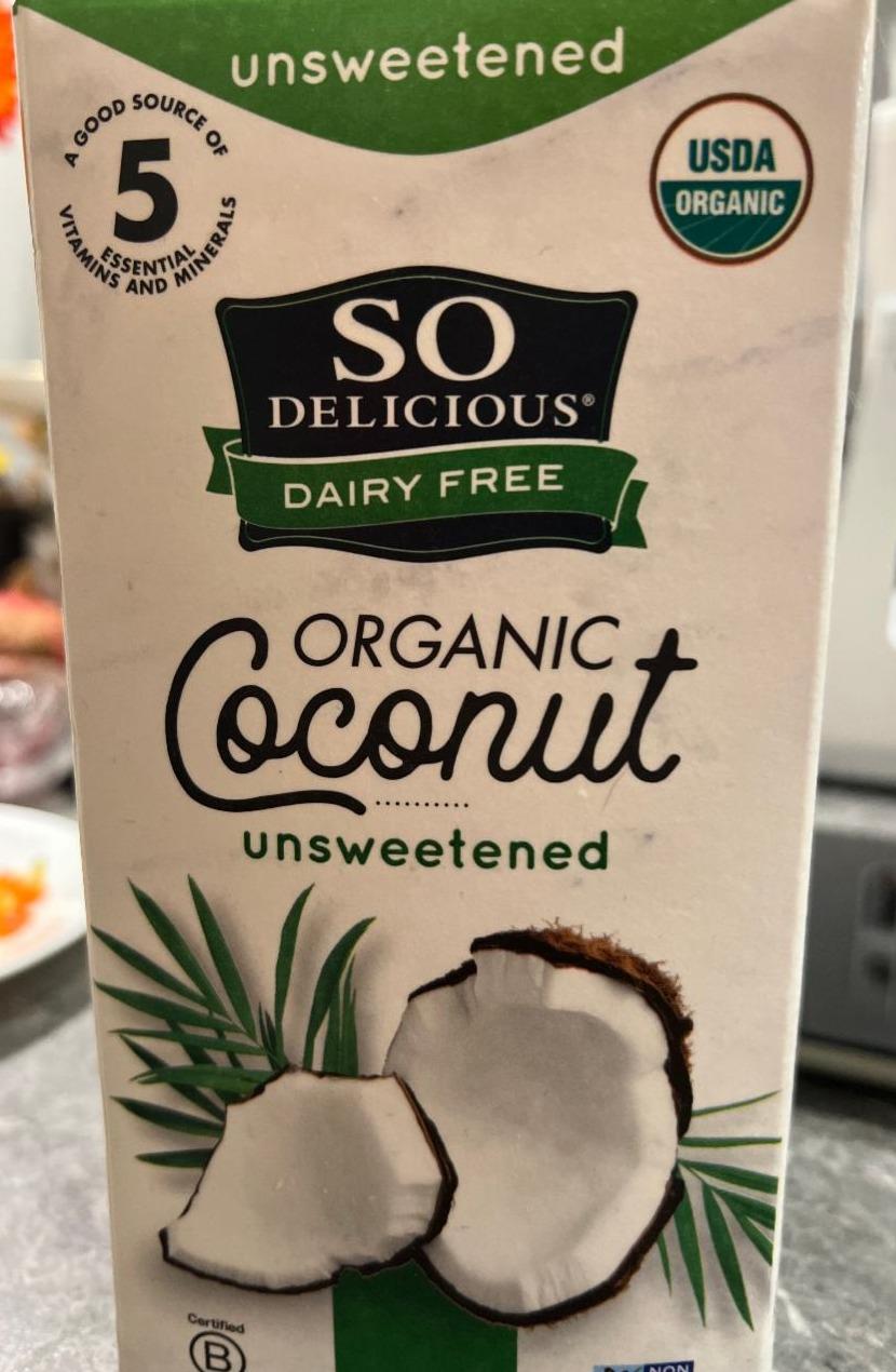 Фото - Organic coconut milk unsweetened So Delicious