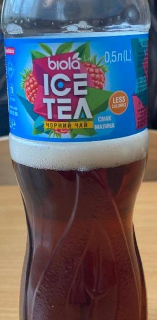 Фото - Чай чорний холодний зі смаком малини Ice Tea Біола Biola