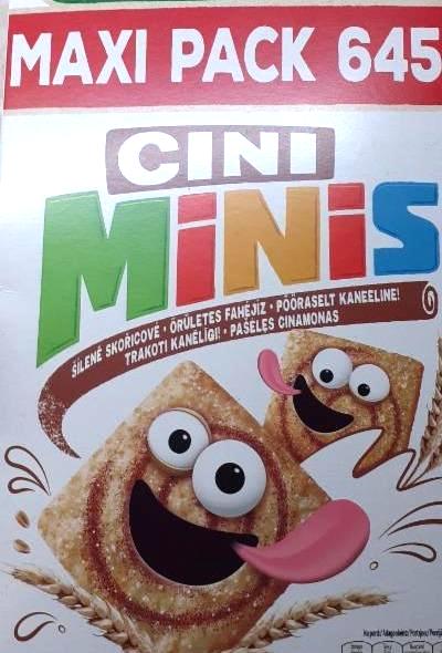 Фото - Сніданки сухі з корицею Безбашені квадри Cini Minis Nestle