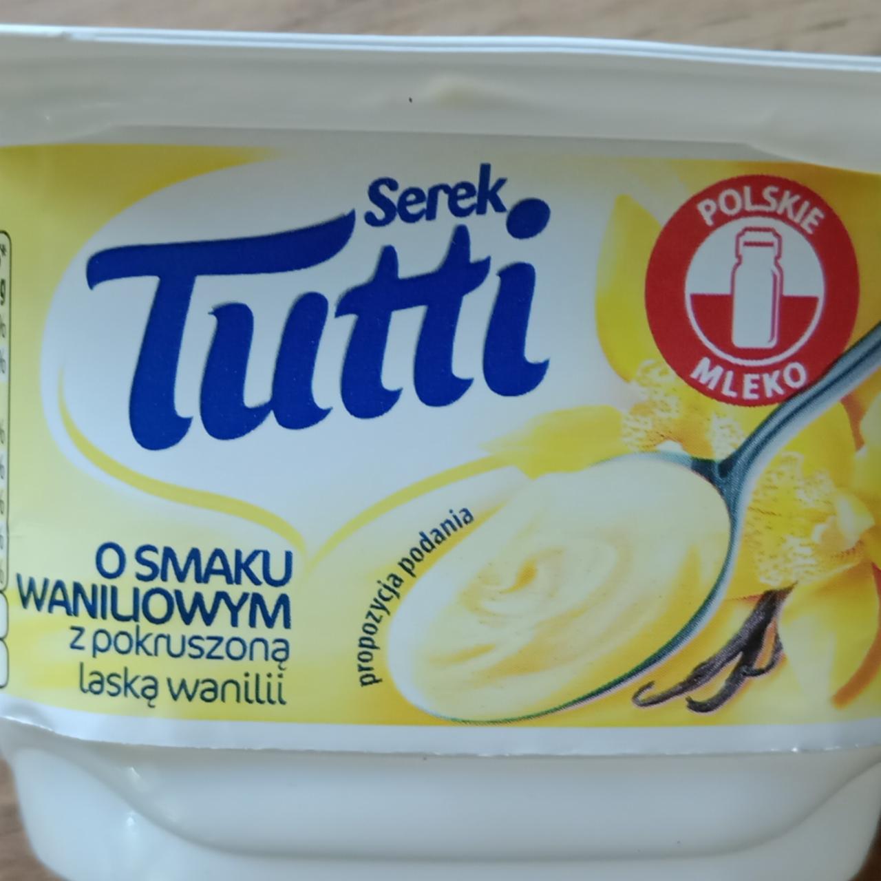Фото - Serek o smaku waniliowym z pokruszoną laską wanilii Tutti