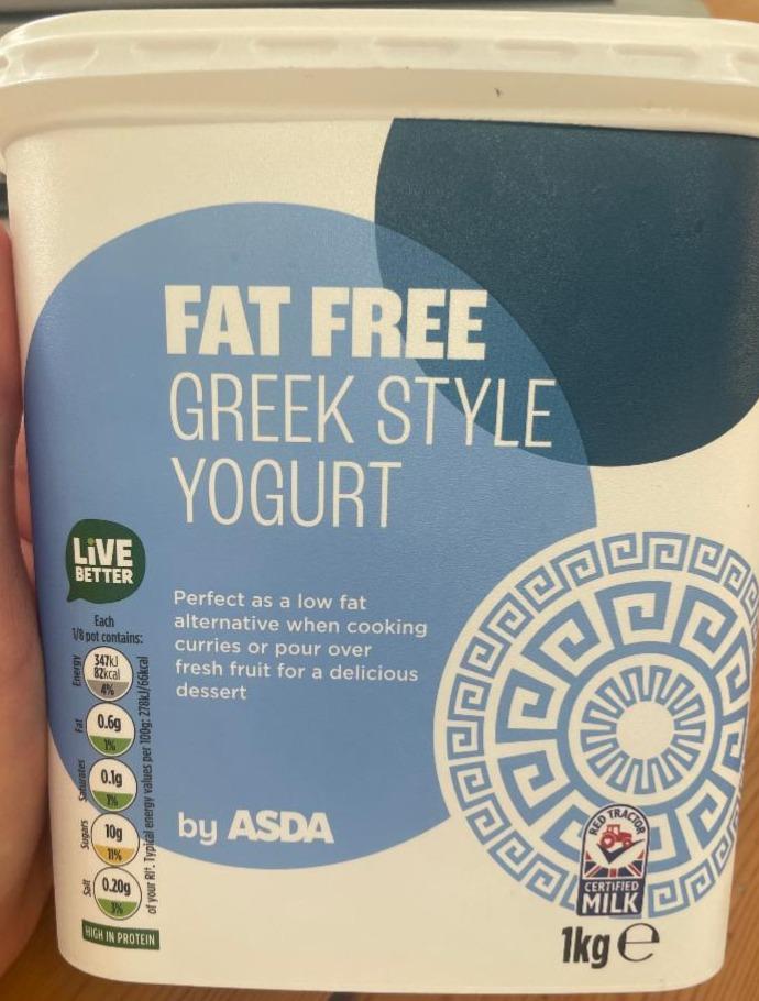 Фото - Йогурт 0% Greek Style Yogurt Asda