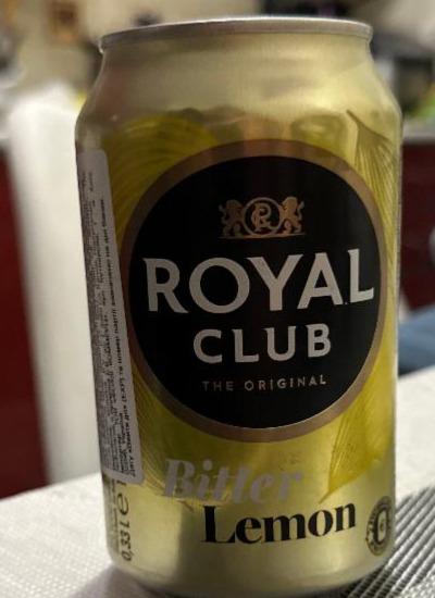 Фото - Напій безалкогольний соковмісний сильногазований «Гіркий лимон» з ароматом хініну Royal Club