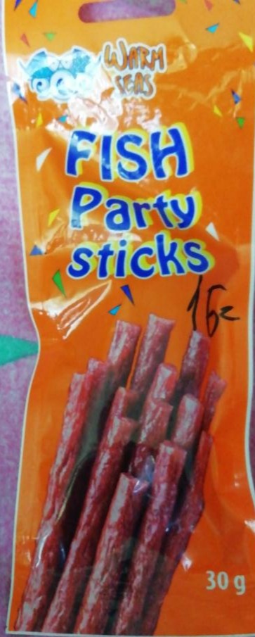 Фото - Ікряна паличка солоно-сушена Fish Party Sticks