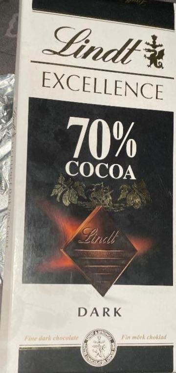 Фото - Шоколад Excellence швейцарський 70% какао Lindt