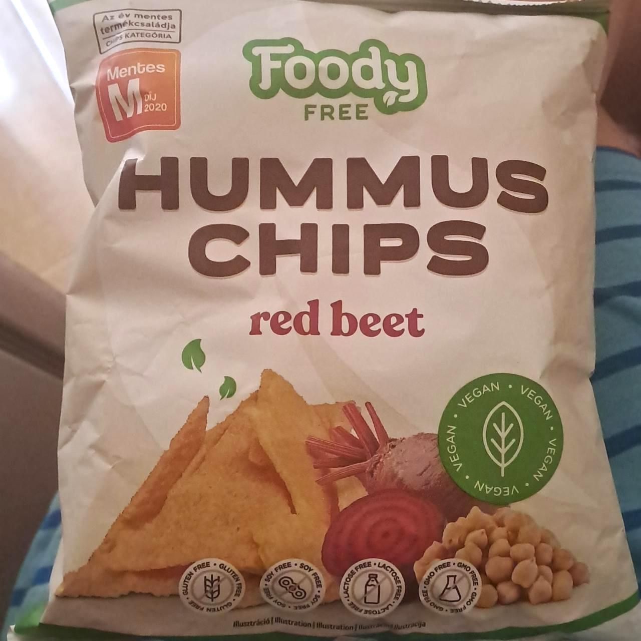 Фото - Чіпси з буряком Hummus Chips Foody Free