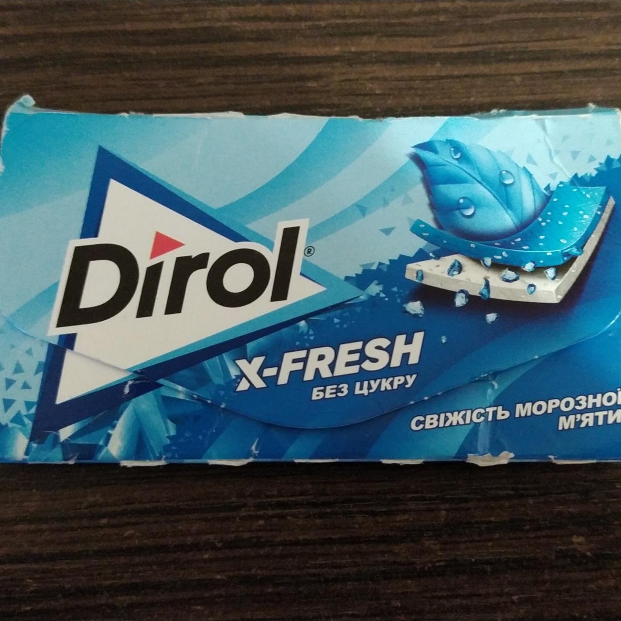 Фото - Жувальна гумка морозна м'ята X-Fresh Dirol
