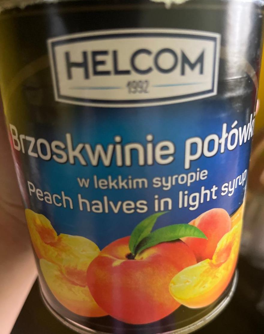 Фото - Brzoskwinie połówki Peach halves in light syrup Helcom