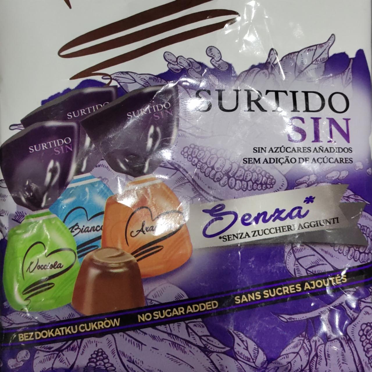 Фото - Цукерки асорті з молочного шоколаду без цукру Surtido Sin Azucares il Chocolatier