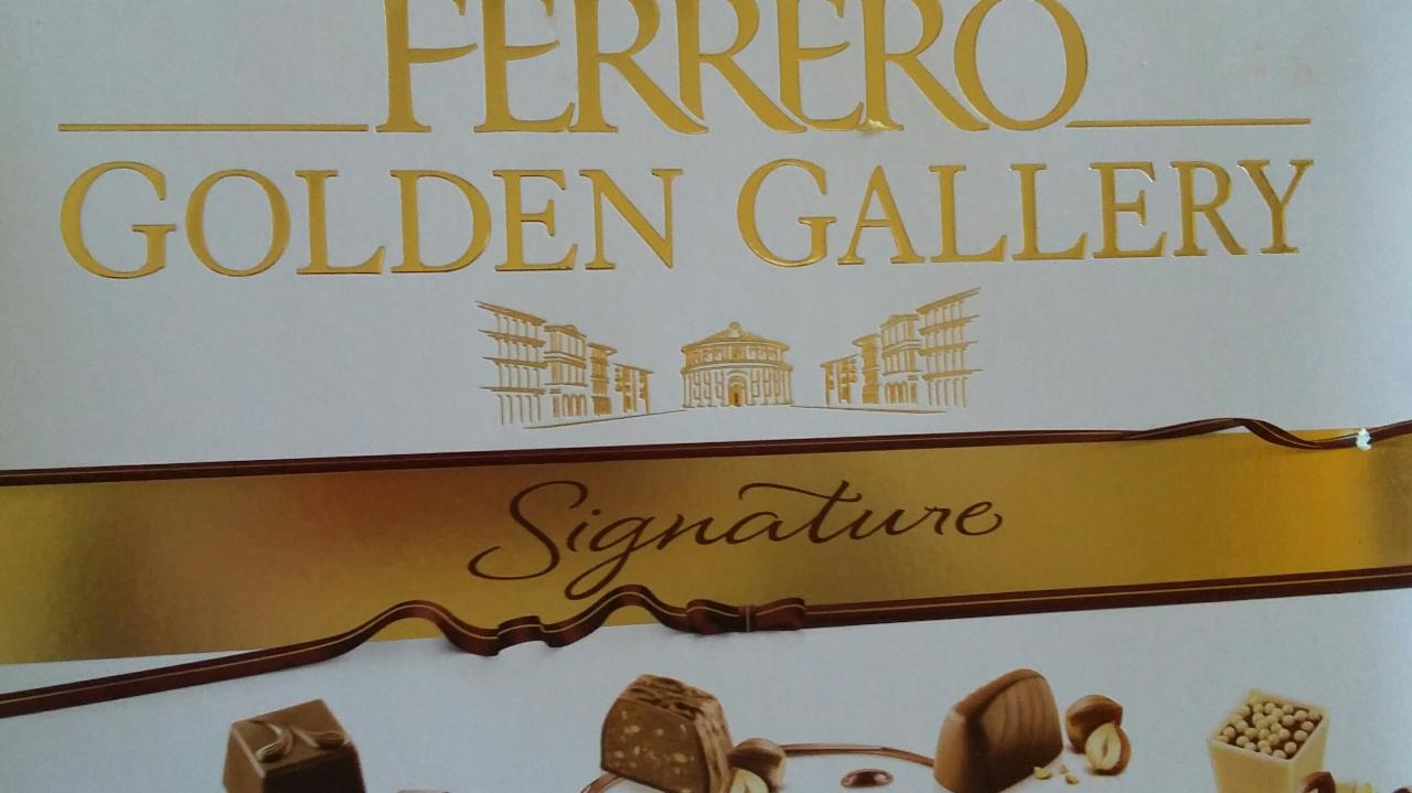 Фото - цукерки покриті темним шоколадом з кавою Coffe maestria signature golden gallery Ferrero