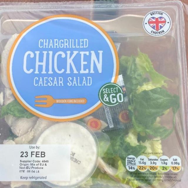 Фото - Chargrilled Chicken Caesar Salad Lidl