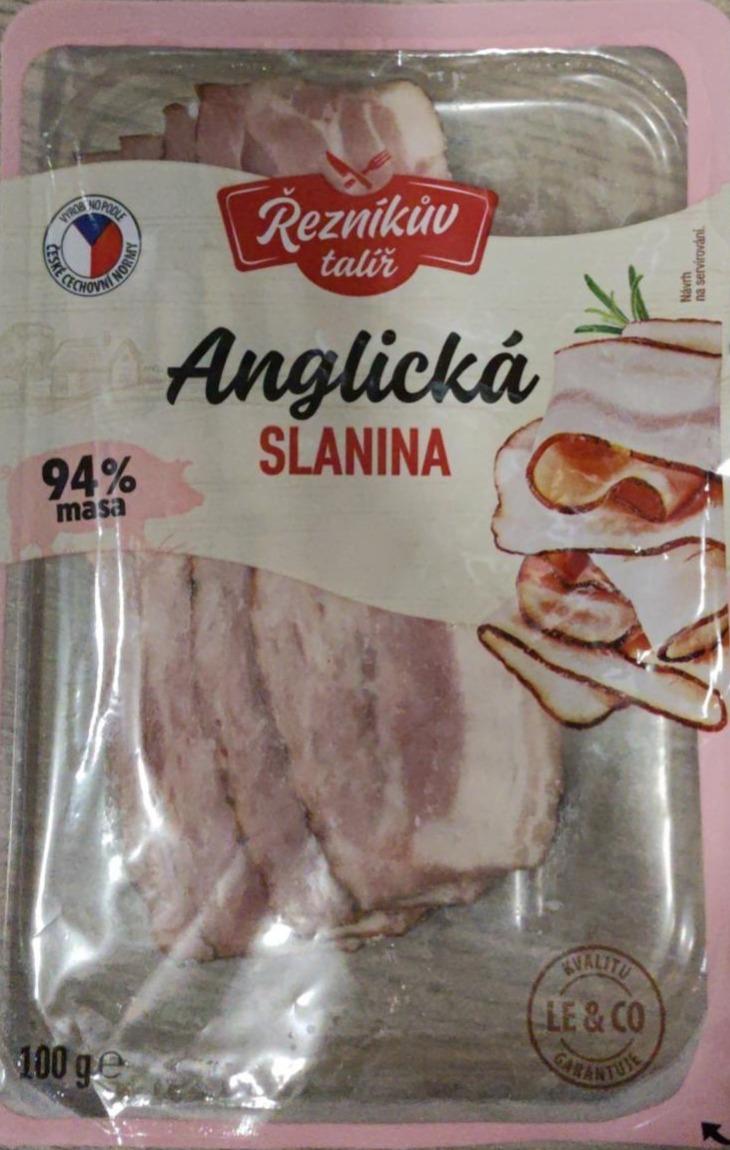 Фото - Anglická slanina 94% masa Řezníkův talíř