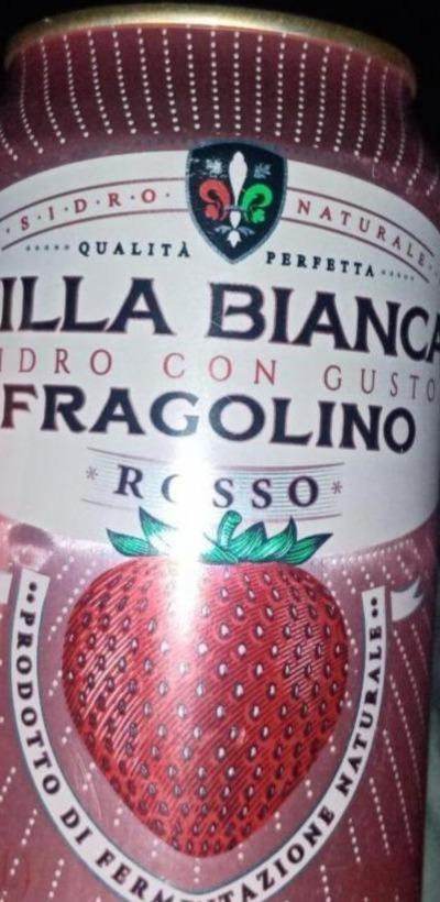 Фото - Сидр 8.5% газований солодкий міцний червоний Fragolino Rosso Villa Bianca