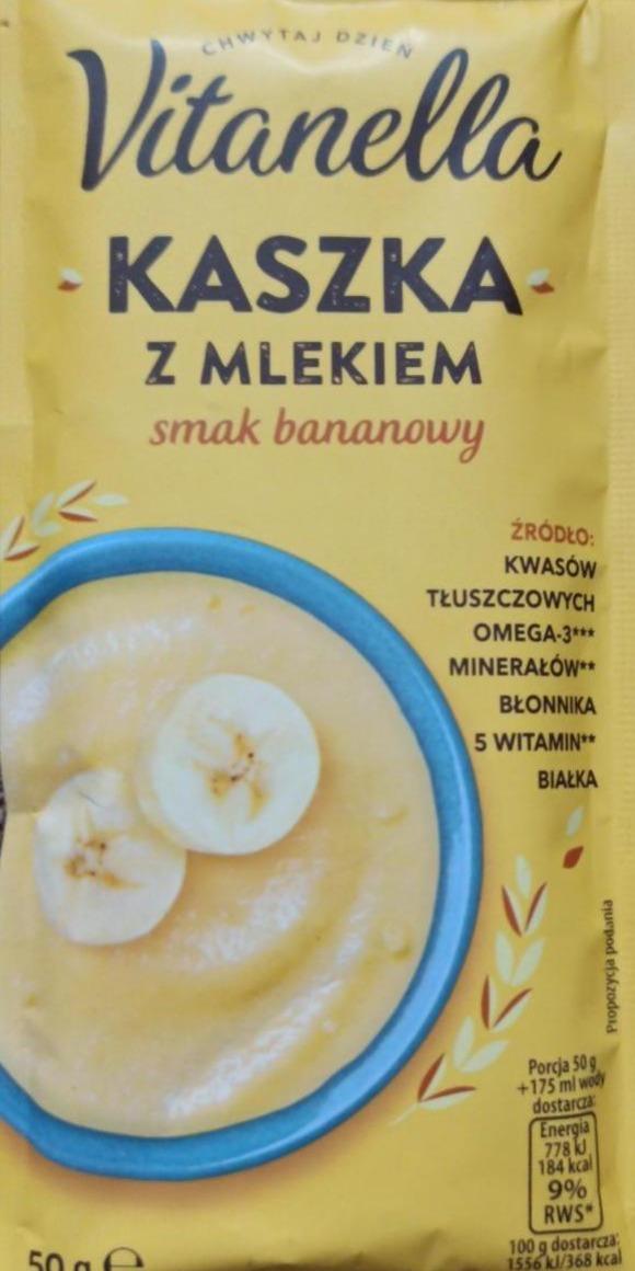 Фото - Каша з молоком з банановим смаком Vitanella