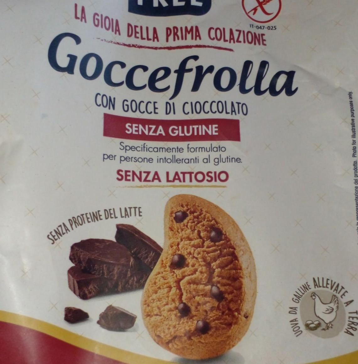 Фото - Печиво Goccefrolla з шоколадною крихтою Nutri Free