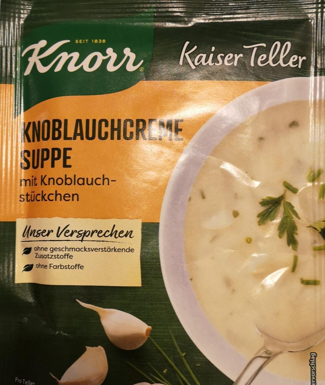 Фото - Knoblauchcreme Suppe Knorr