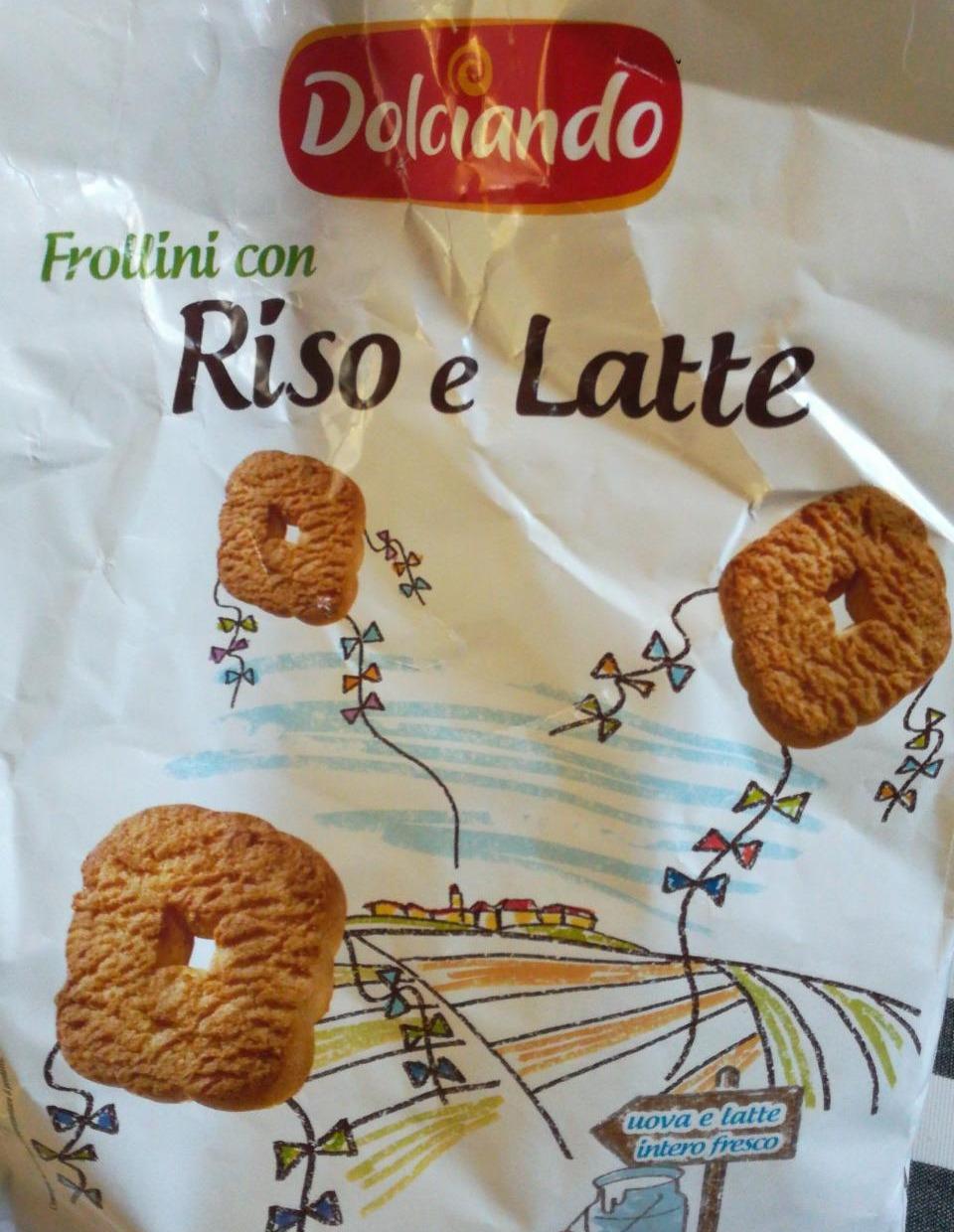 Фото - Печиво пісочне Frollini Con Riso E Latte Dolciando