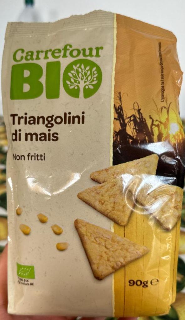 Фото - Хлібці трикутники кукурудзяні Bio Carrefour