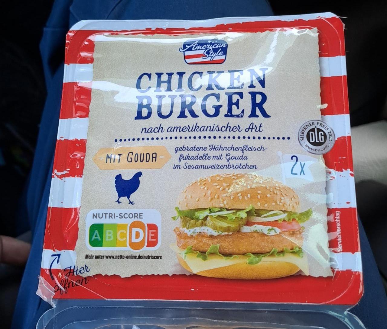 Фото - Fertiggerichte Chicken Burger American Style