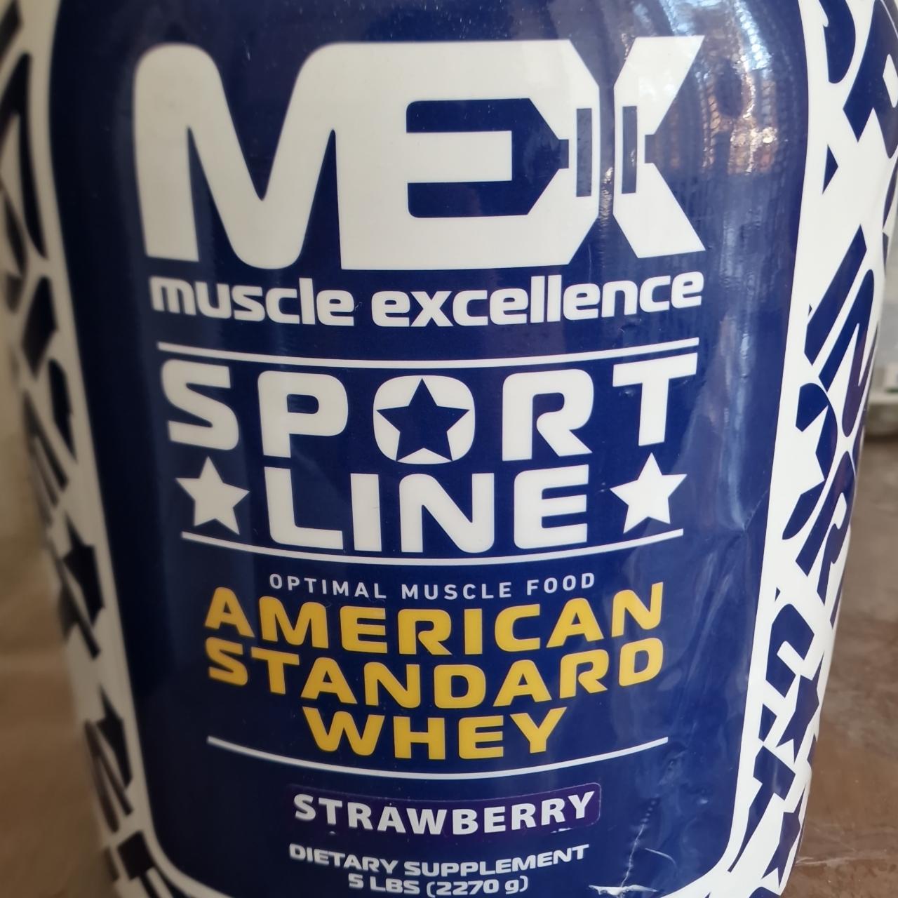 Фото - Протеїн American Standard Whey Protein Sport Line MEX Nutrition