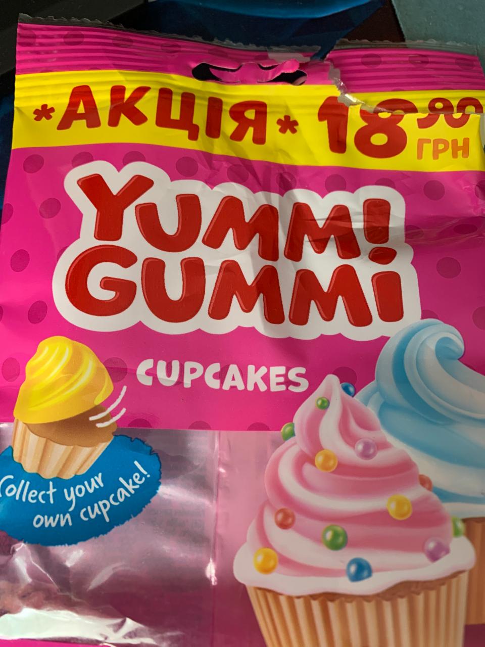 Фото - Цукерки желейні Cupcakes Yummi Gummi Roshen