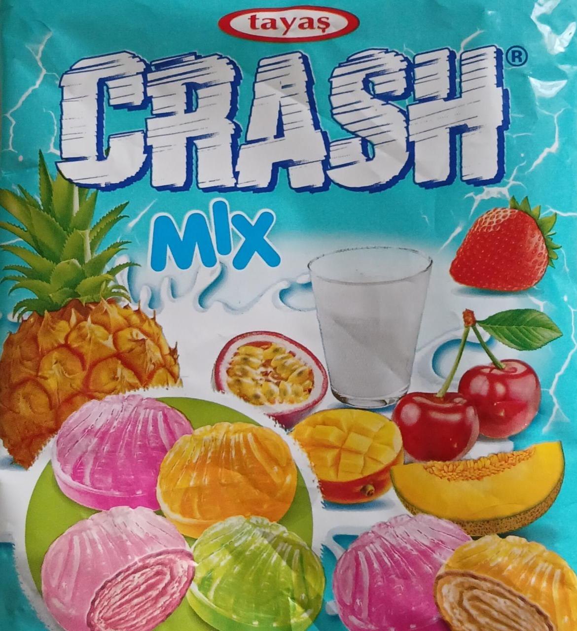 Фото - Карамель Crash Mix з фруктовом ароматом та молочною начинкою Tayas