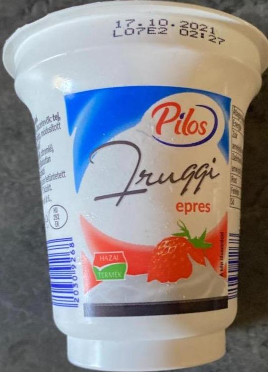 Фото - Йогурт полуниця з шматочками фруктів Pilos