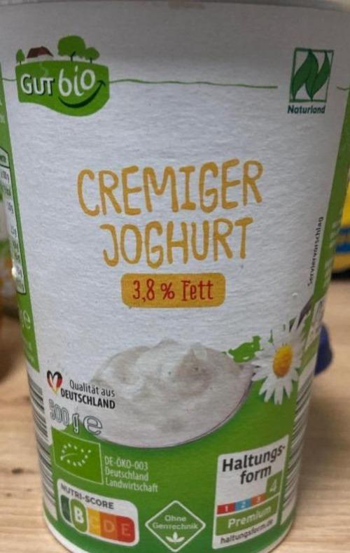 Фото - Cremiger joghurt 3,8% fett GutBio