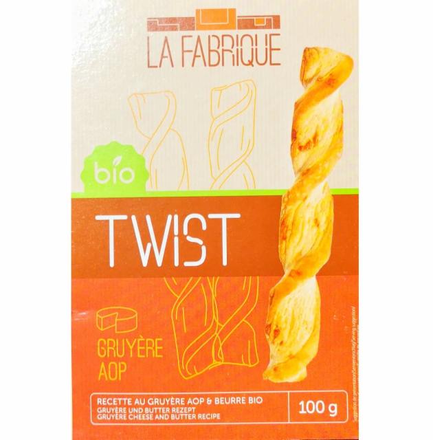 Фото - Печиво з сиром солоне листкове Twist La Fabrique