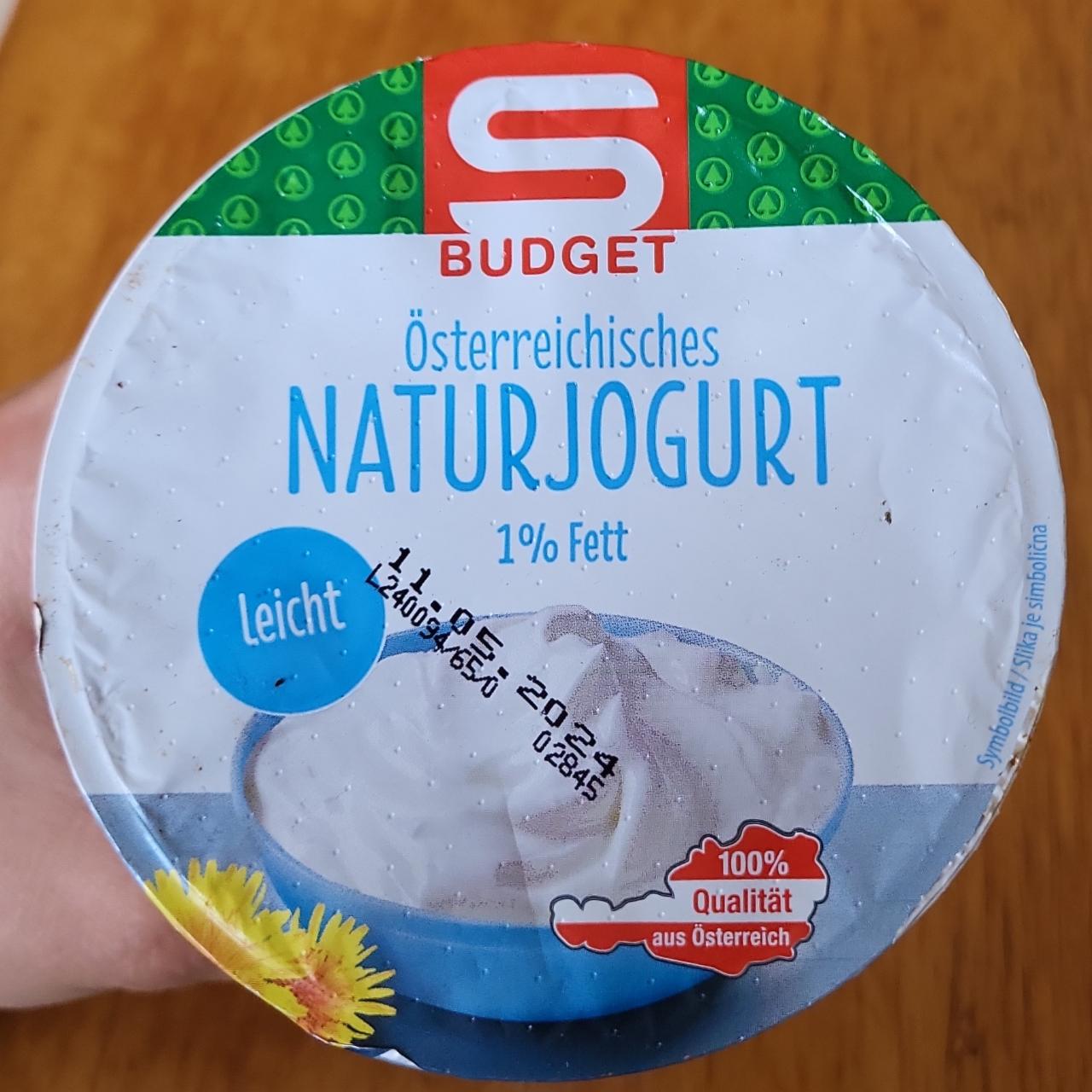 Фото - Йогурт 1% S Budget