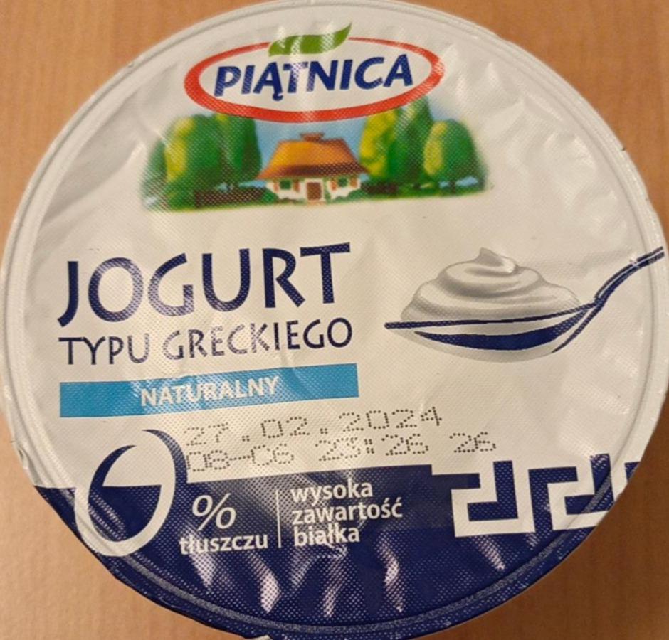 Фото - Jogurt typu greckiego naturalny Piątnica