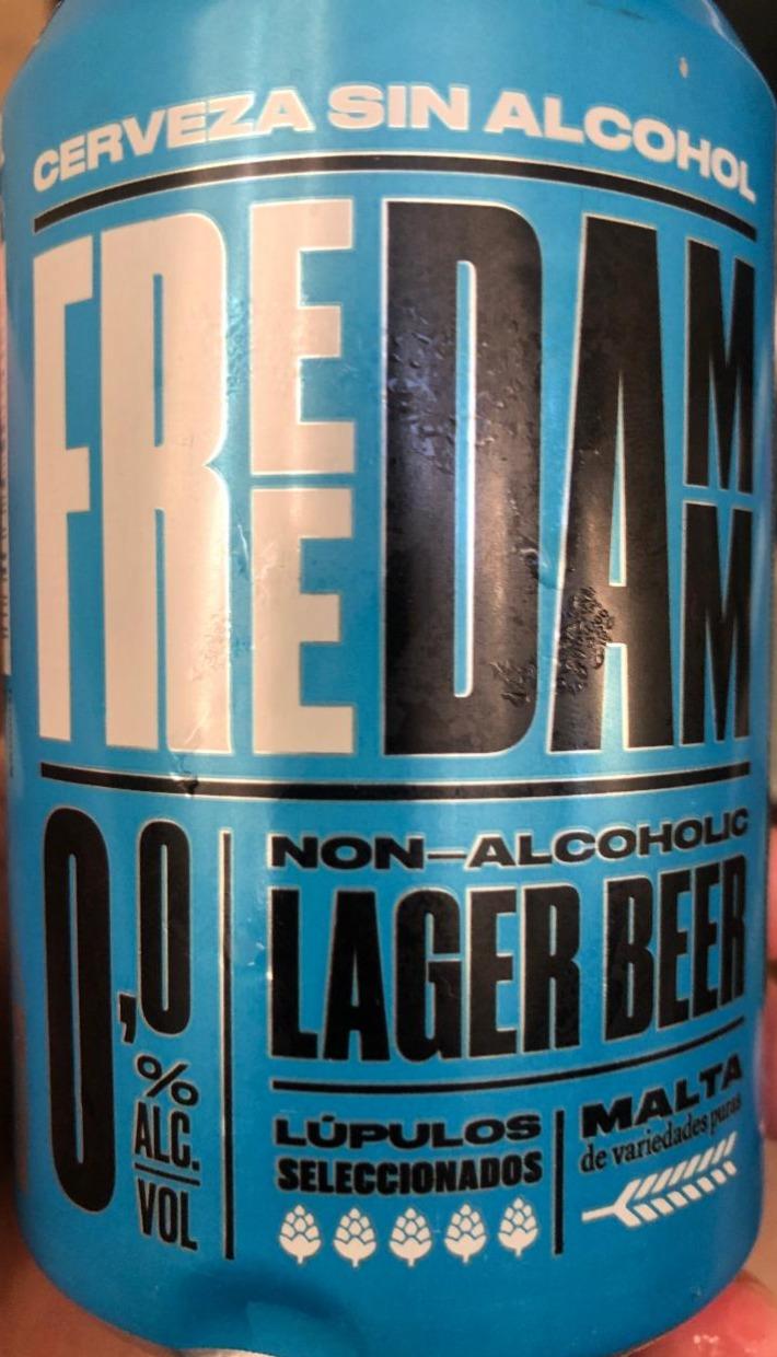 Фото - Пиво безалкогольне 0% Free Damm