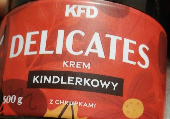 Фото - Молочний шоколад Delicates Kinder'y та фундук без цукру з рисовими хрустками KFD