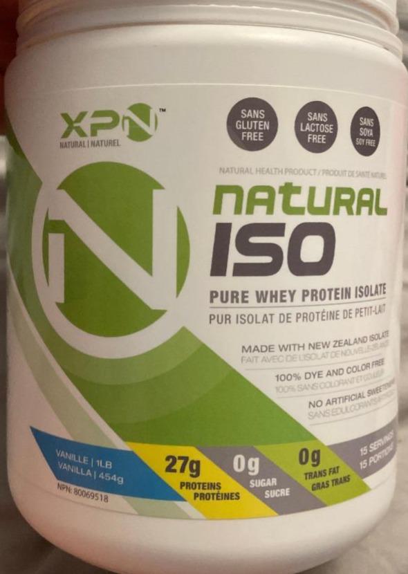 Фото - Протеїн Natural Iso Pure Whey Protein Isolate XPN