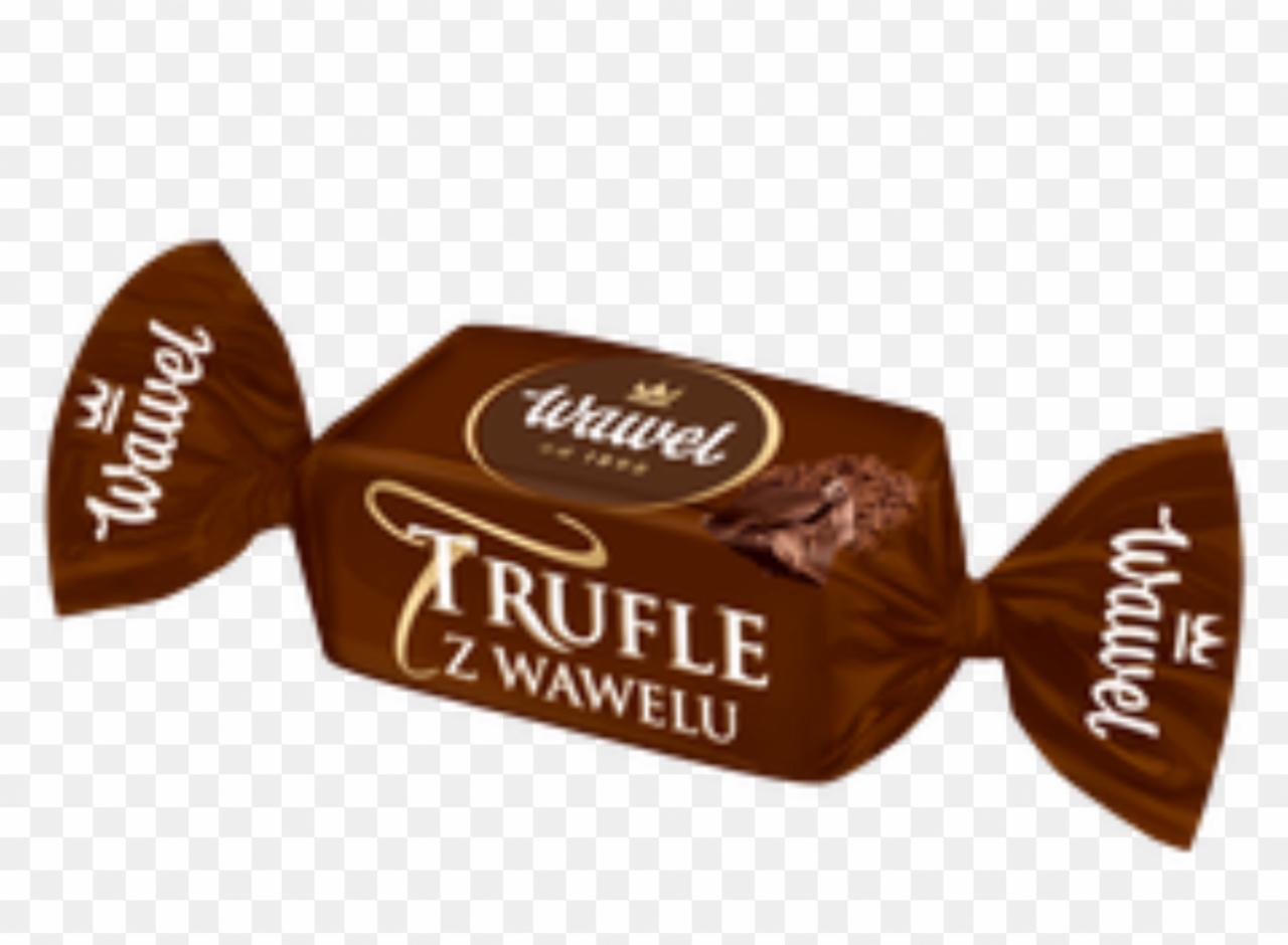 Фото - Цукерки Трюфель в шоколаді зі смаком рому глазуровані шоколадом Wawel