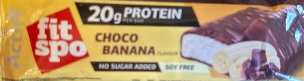 Фото - Протеїновий батончик Choco Banana без додавання цукру Fit Spo