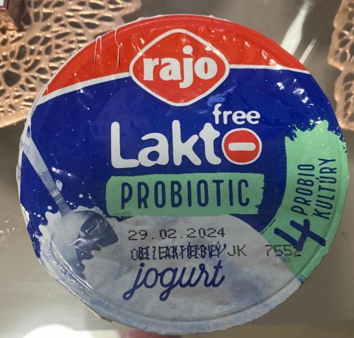 Фото - Lakto free probiotic jogurt Rajo